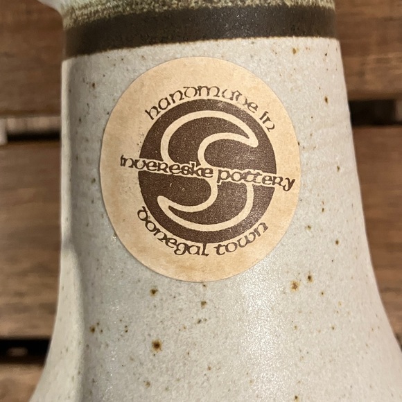 🍀Vintage Donegal Invereske Handmade Pottery Tealight Holder with Cutout Design - Picture 5 of 5